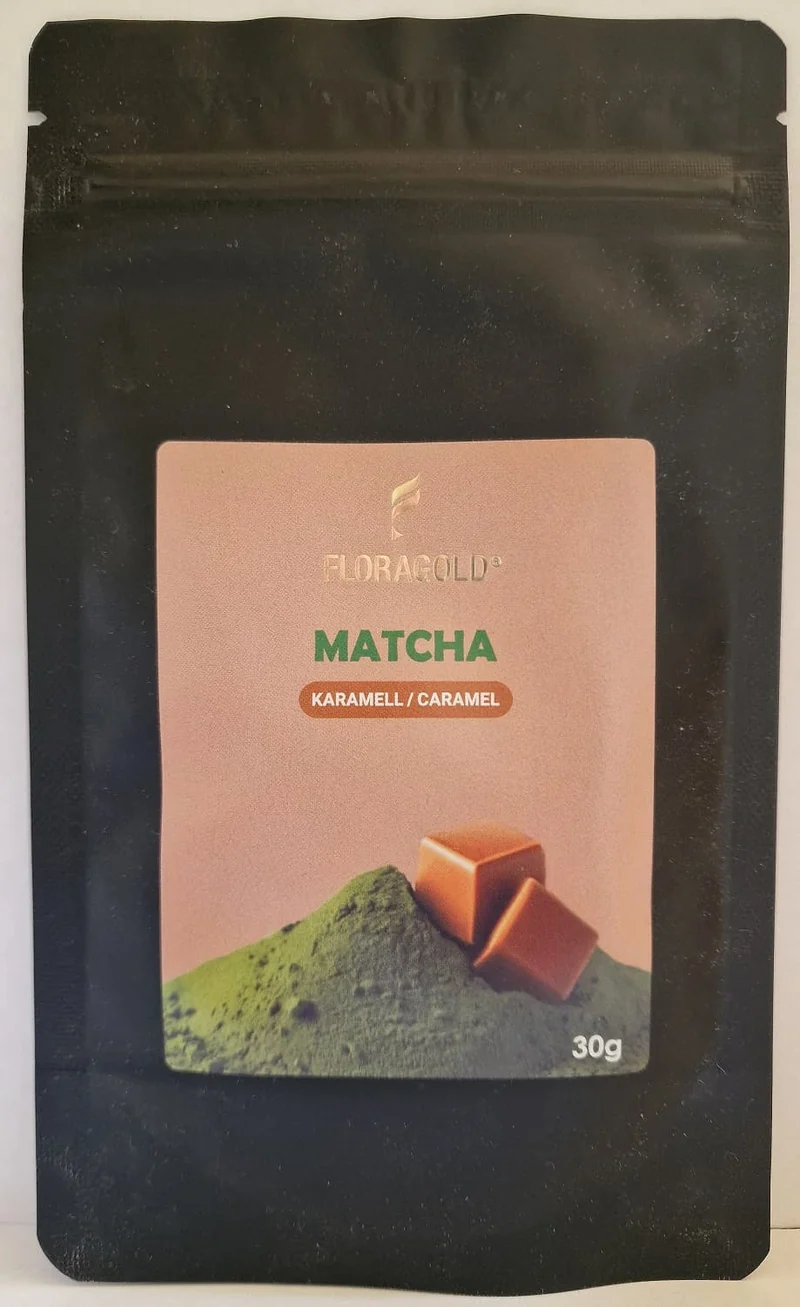 Caramel Matcha – aromatisierter Matcha mit Karamell