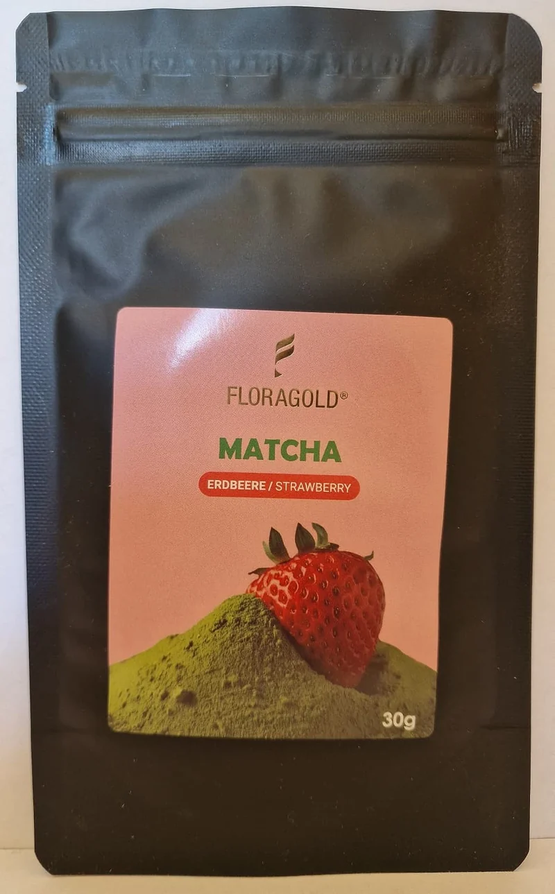 Strawberry Matcha – aromatisierter Matcha mit Erdbeere