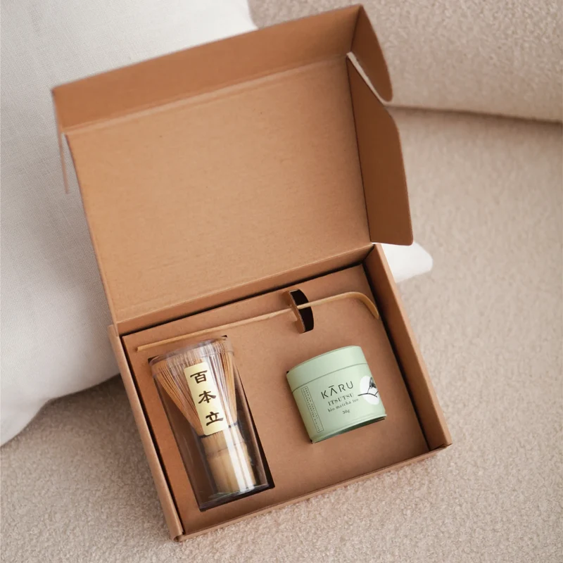 Bio Matcha Set Itsutsu Türkis (Mizuiro)