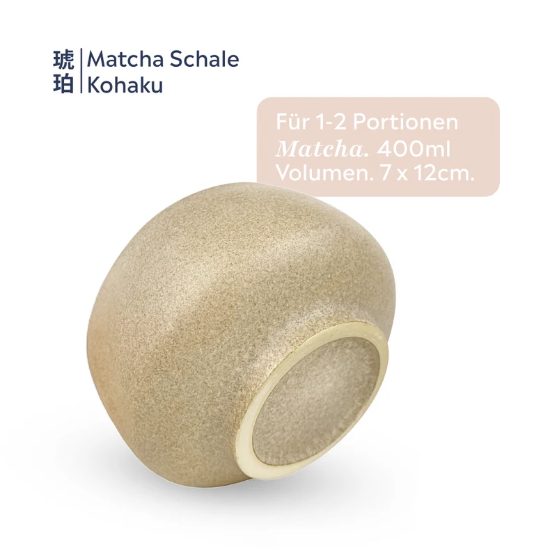 Matcha Schale (Chawan) Kohaku | Rosa