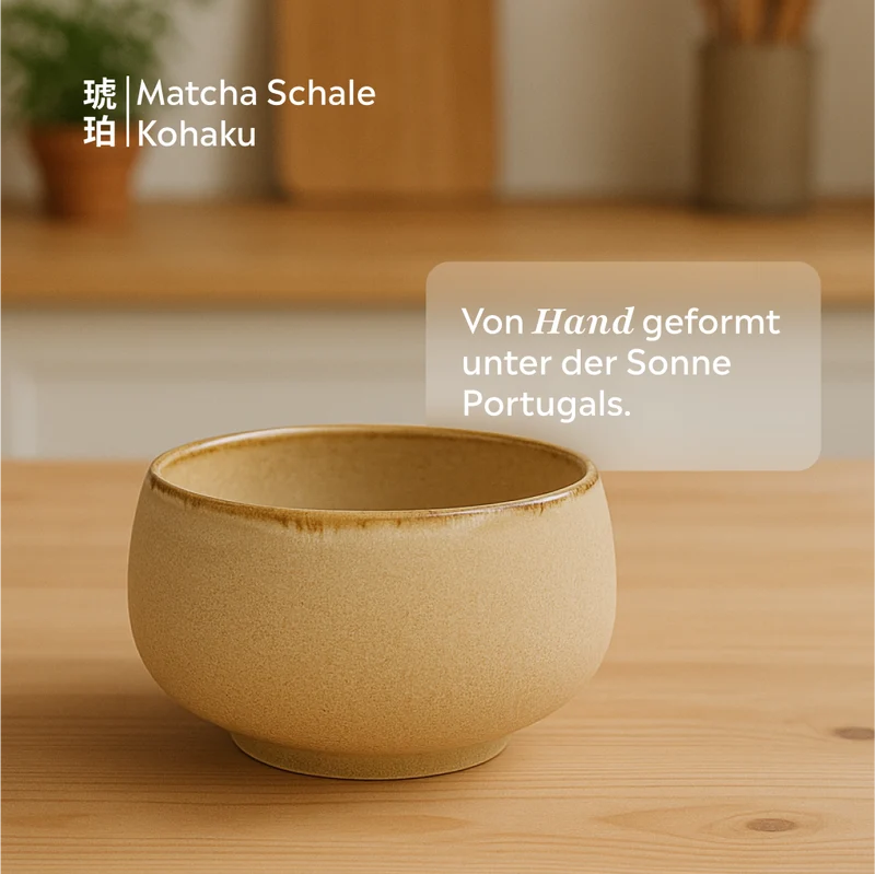 Matcha Schale (Chawan) Kohaku | Rosa