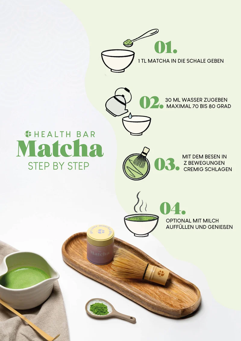 Matcha Besen Zen Chasen aus dunklem Bambus