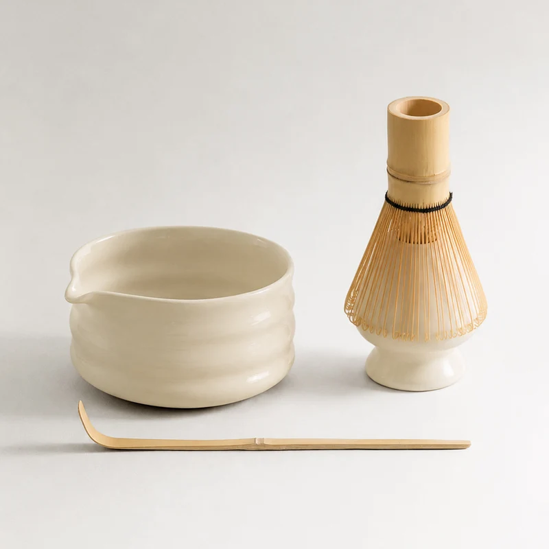 Matcha Equipment Set Creme