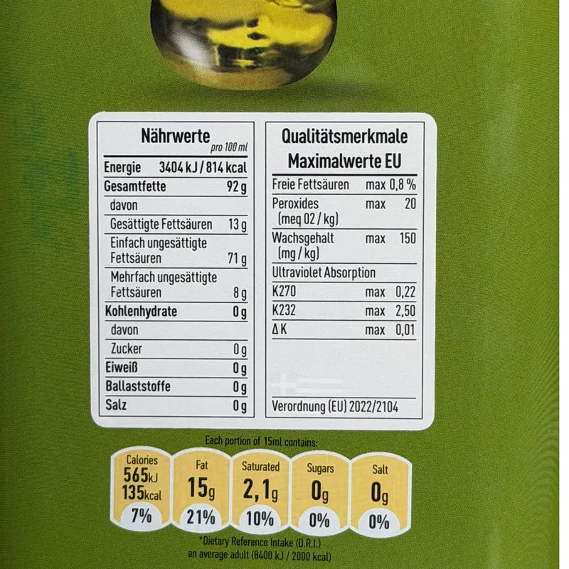 Marbacher Ölmühle Olivenöl extra nativ aus Griechenland 5L