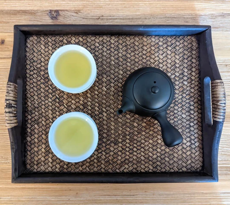 Japanische Einhand-Teekanne 200ml, Keramiksieb