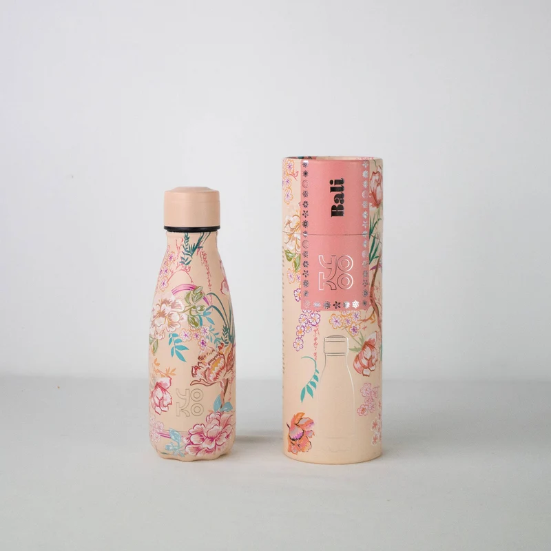 Isolierflasche Bali mit Blumenmuster – 260 ml