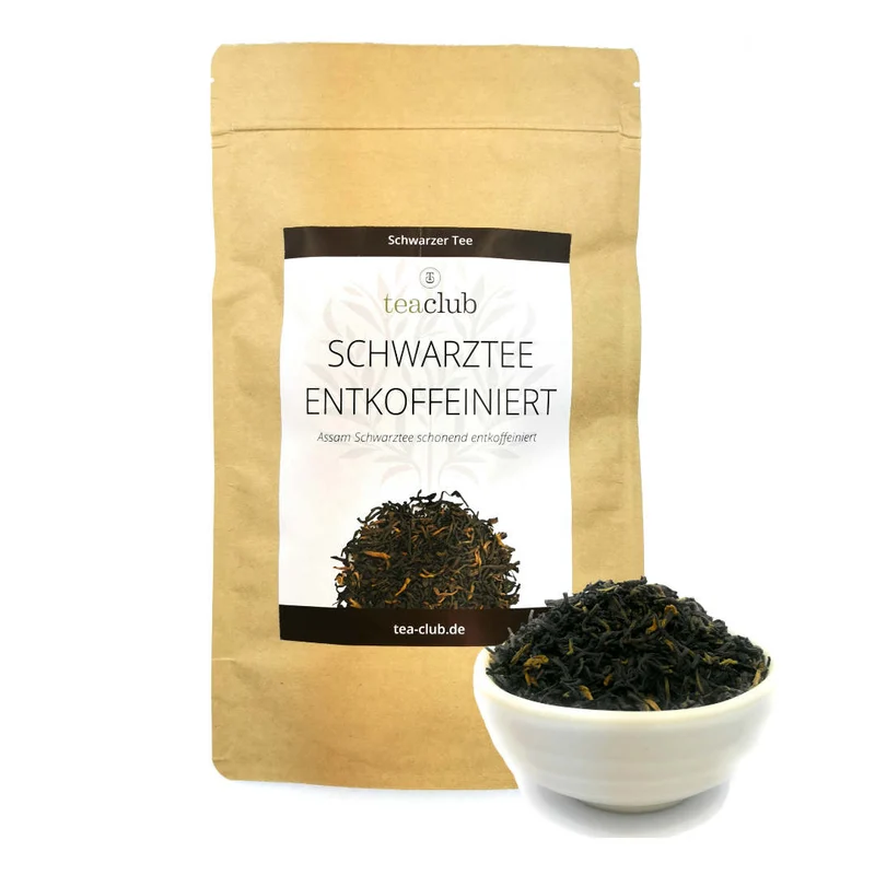 Schwarzer Tee Entkoffeiniert