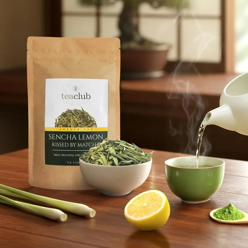 Sencha Lemon kissed by Matcha