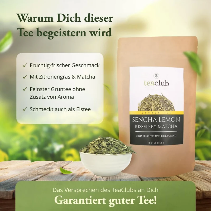 Sencha Lemon kissed by Matcha