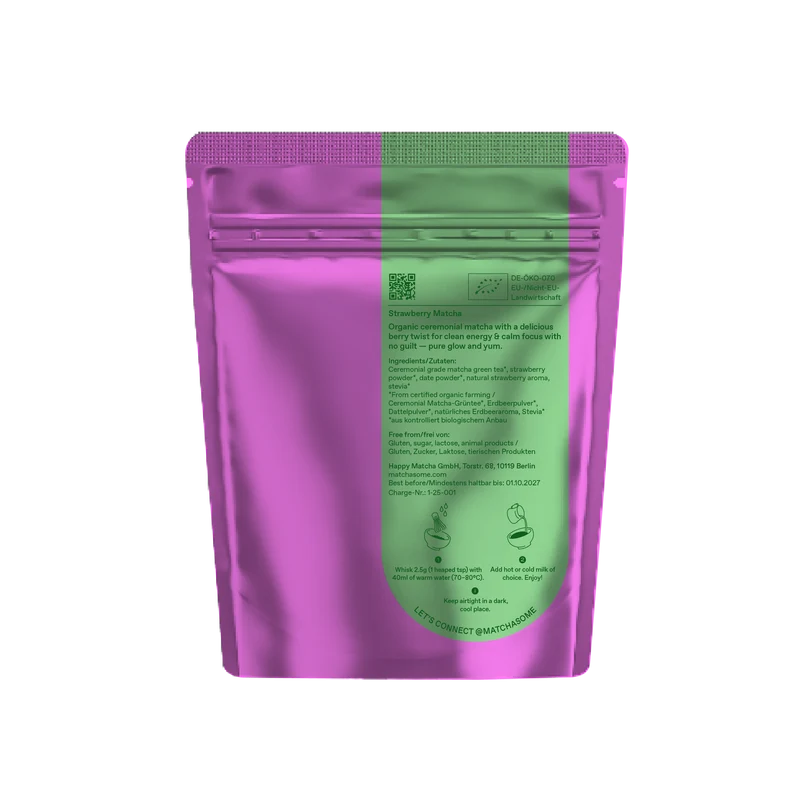 Organic Ceremonial Strawberry Matcha 40g