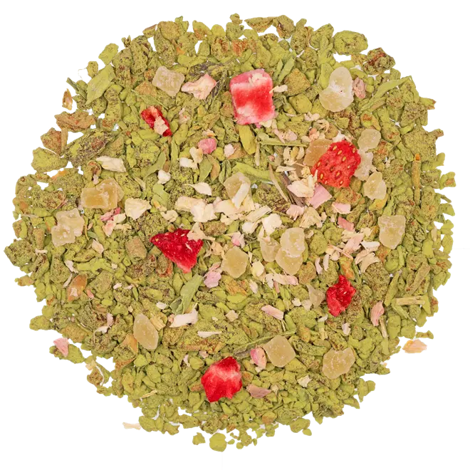 Cold Brew Matcha Strawberry – fruchtiger Matcha-Eistee mit Erdbeere