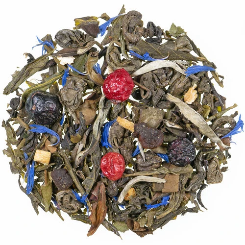 Ewiges Leben - Grünteemischung - mit Kräutern und Fruchtstückchen aromatisiert