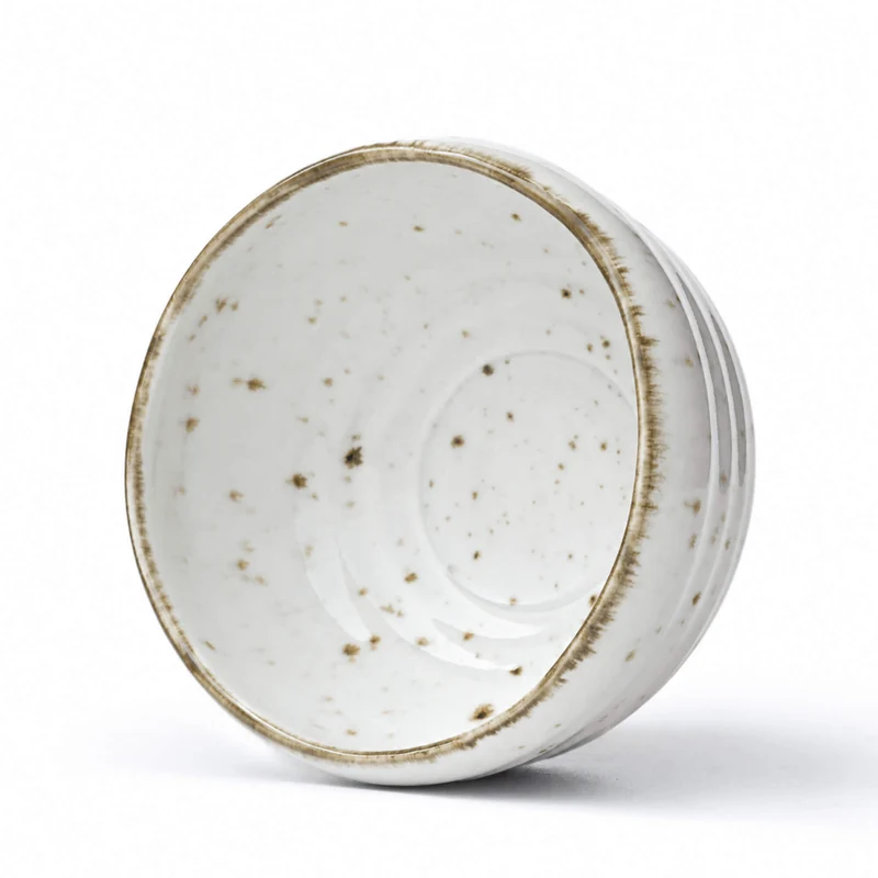Matcha Schale NARA, Einsteiger-Chawan aus Steinzeug in Kohiki-Technik, Made in Japan