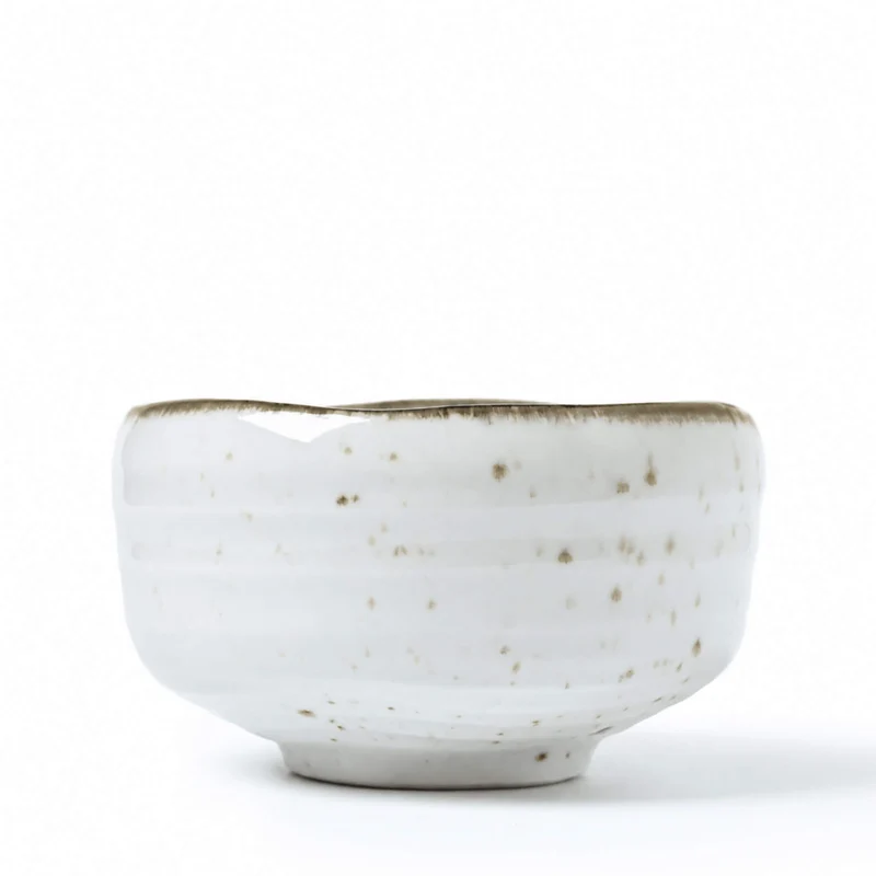 Matcha Schale NARA, Einsteiger-Chawan aus Steinzeug in Kohiki-Technik, Made in Japan
