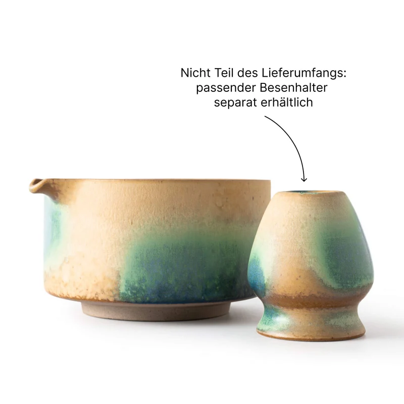 Matcha Schale AURORA mit Ausgießer