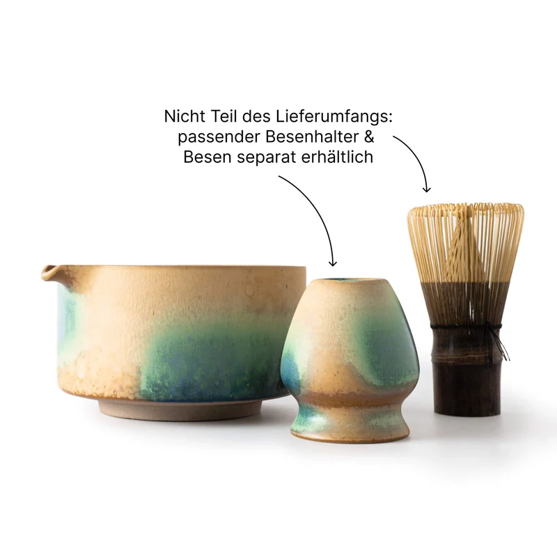 Matcha Schale AURORA mit Ausgießer