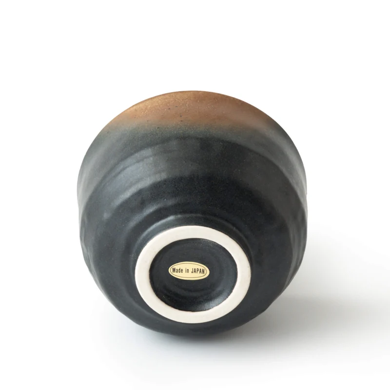 Matcha Schale YŪGURE: kleiner Mini-Chawan in Bizen-Tradition, Made in Japan