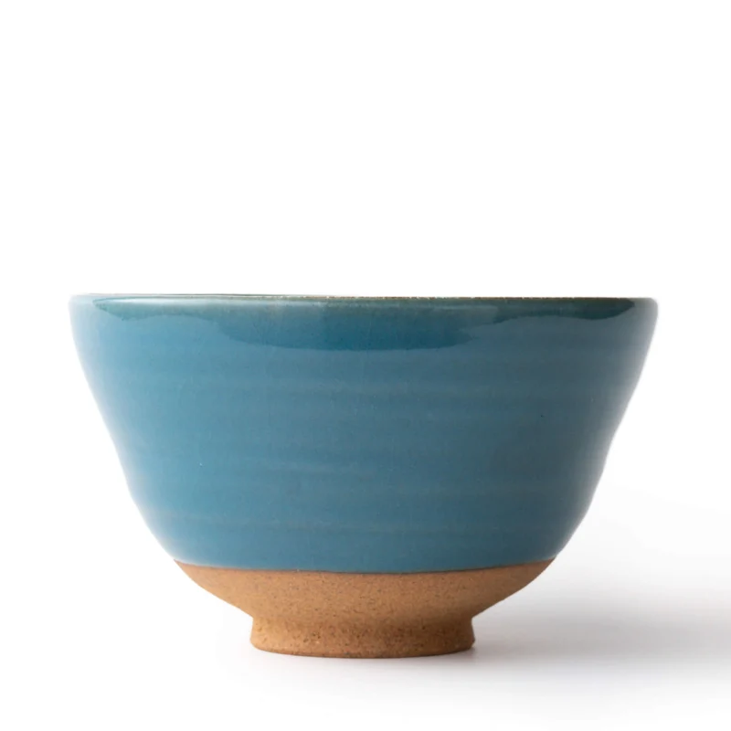 Matcha Schale SHINKAI: Chawan mit tiefblauer Glasur, Made in Japan