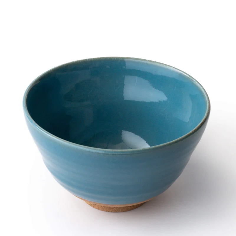 Matcha Schale SHINKAI: Chawan mit tiefblauer Glasur, Made in Japan