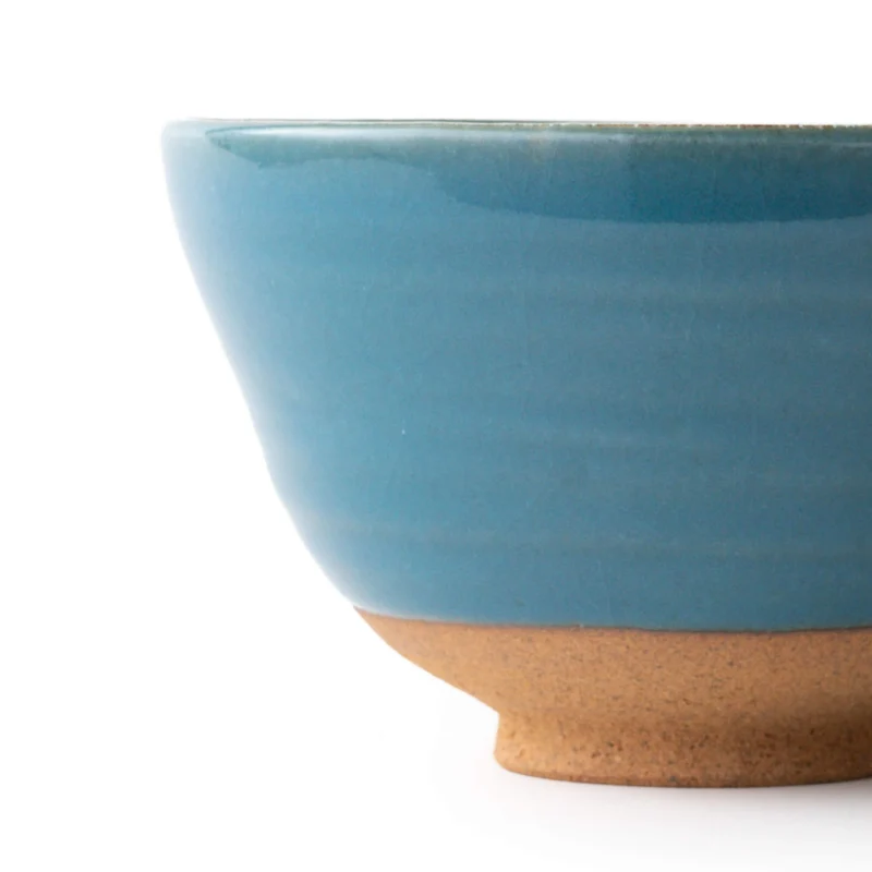 Matcha Schale SHINKAI: Chawan mit tiefblauer Glasur, Made in Japan