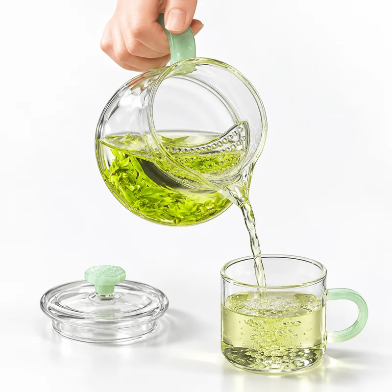 Teekannen-Kollektion aus Edelsteinglas, 300 ml