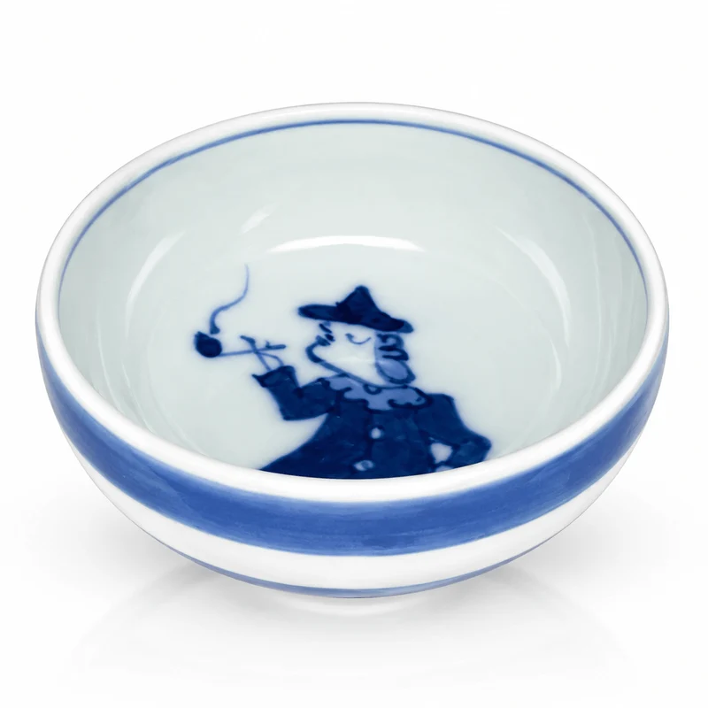 Arita-yaki Sometsuke Illustrierte Porzellan-Teetassen-Kollektion 100-120 ml