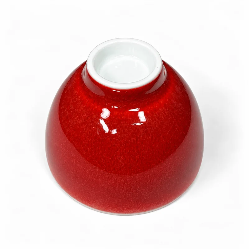 Langhong-Teetasse – Legendäres Kupferrot aus Jingdezhen