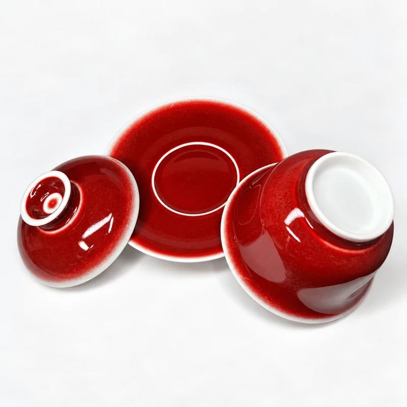Langhong Gaiwan – Legendäres Kupferrot aus Jingdezhen