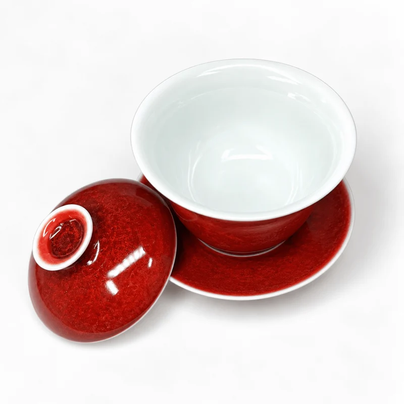 Langhong Gaiwan – Legendäres Kupferrot aus Jingdezhen