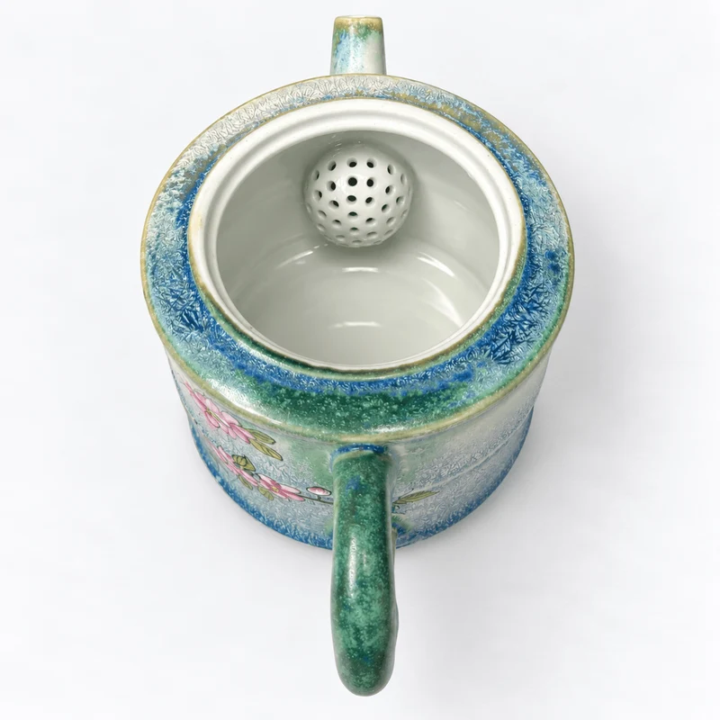 Frühlingsfrostblüte – Handgefertigte Jingdezhen-Teekanne 150 ml