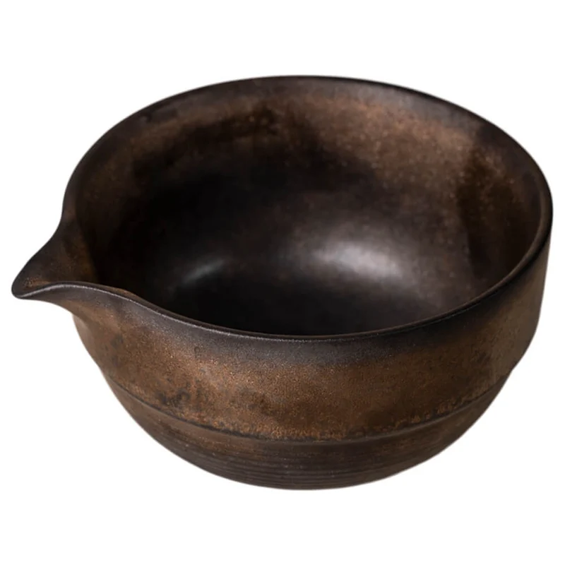 Matchaschale Pan mit Ausguss