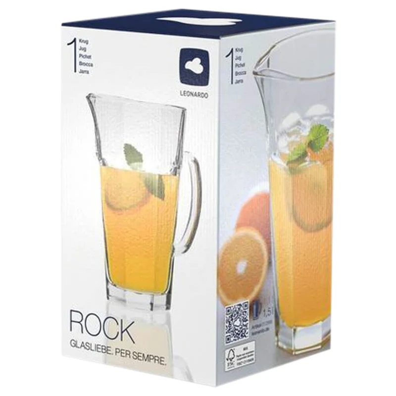 Glaspitcher Rock 1,1 Liter