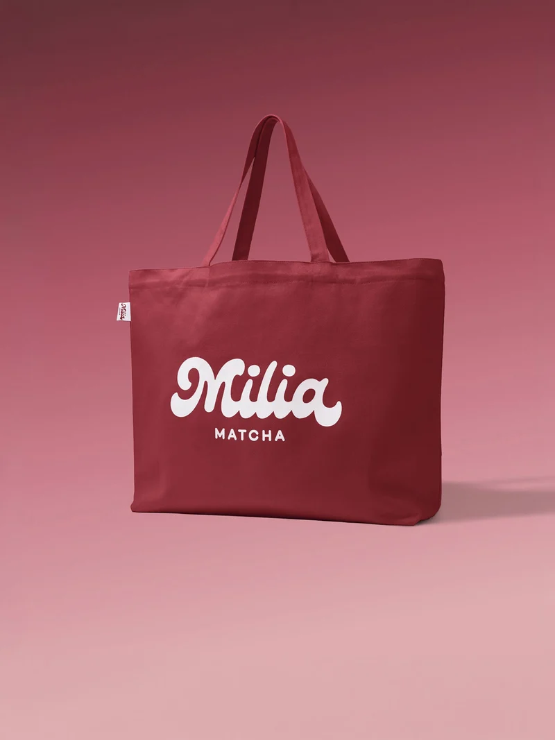 Tote Bag Milia Matcha - Bordeaux