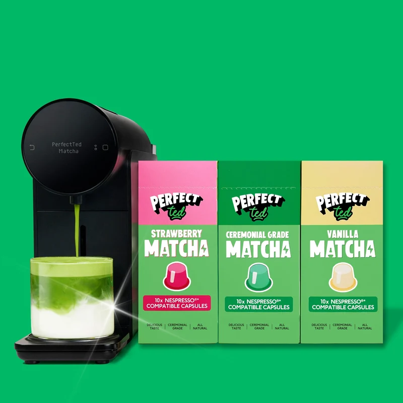 strawberry matcha nespresso® compatible pods