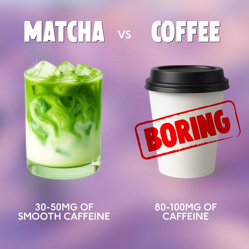 blueberry matcha powder