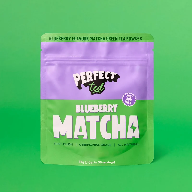 blueberry matcha powder
