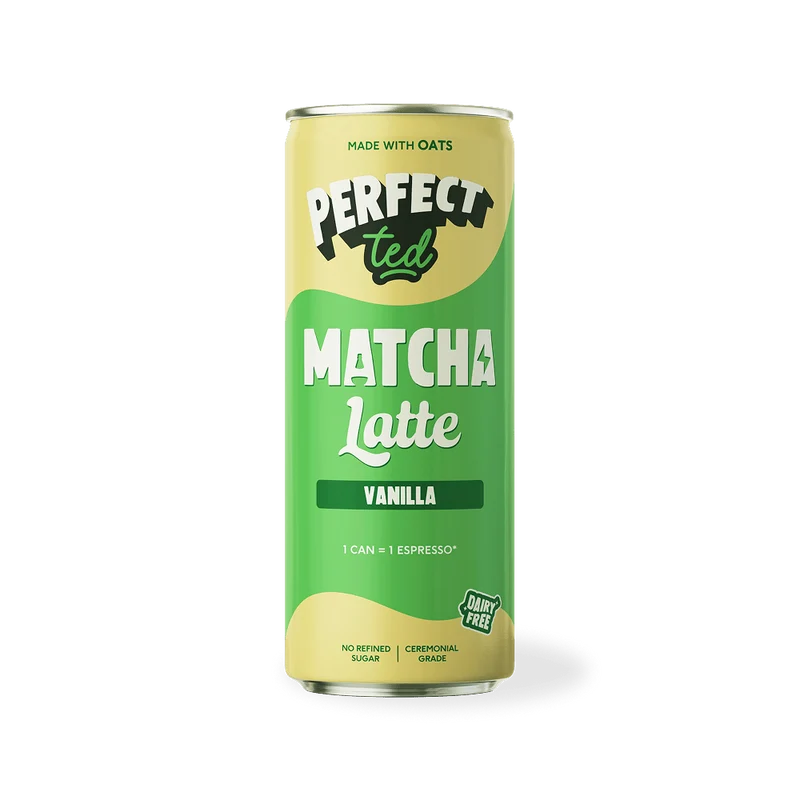 vanilla oat matcha latte