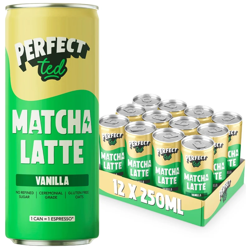 vanilla oat matcha latte