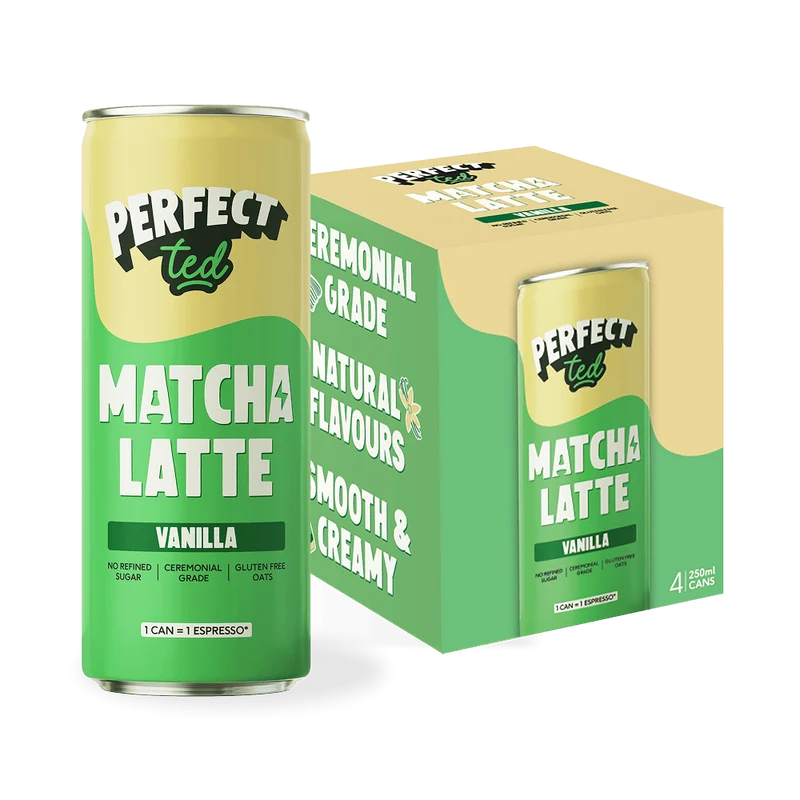 vanilla oat matcha latte