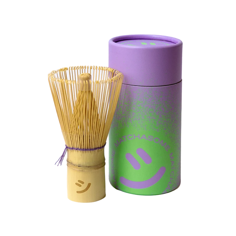 Happy Classic Matcha Whisk (Purple Thread)