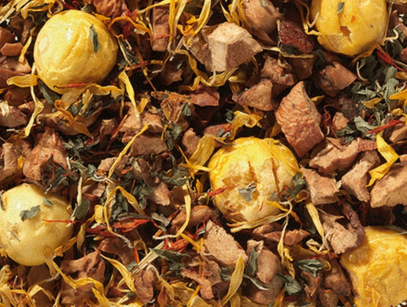 Früchtetee Orangeneis