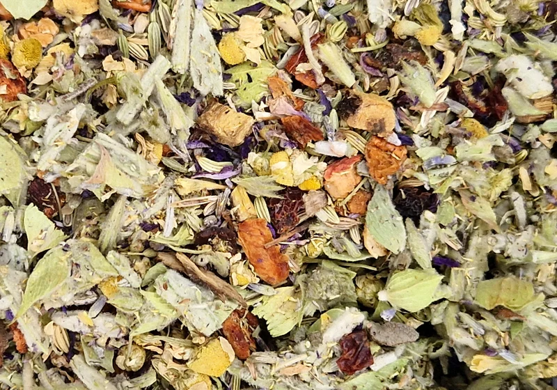 Kräutertee Bergblüten mit Lavendel BIO