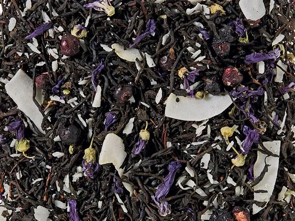 Schwarztee Kokos Blaubeer