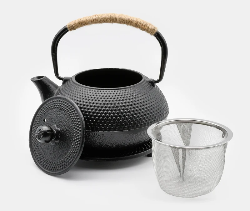 Cast Iron Tea Set 800ml - Black