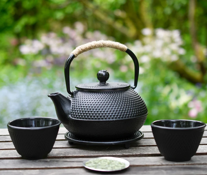 Cast Iron Tea Set 800ml - Black
