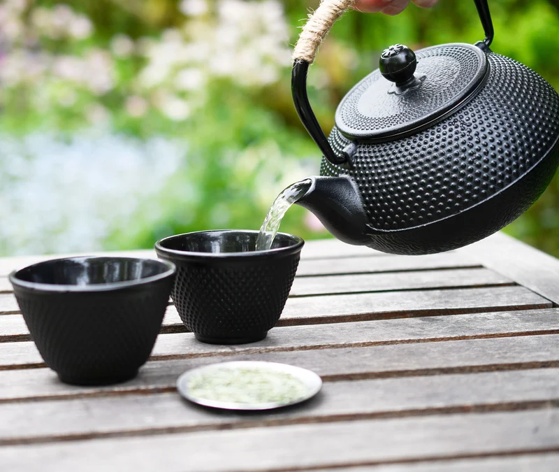 Cast Iron Tea Set 800ml - Black