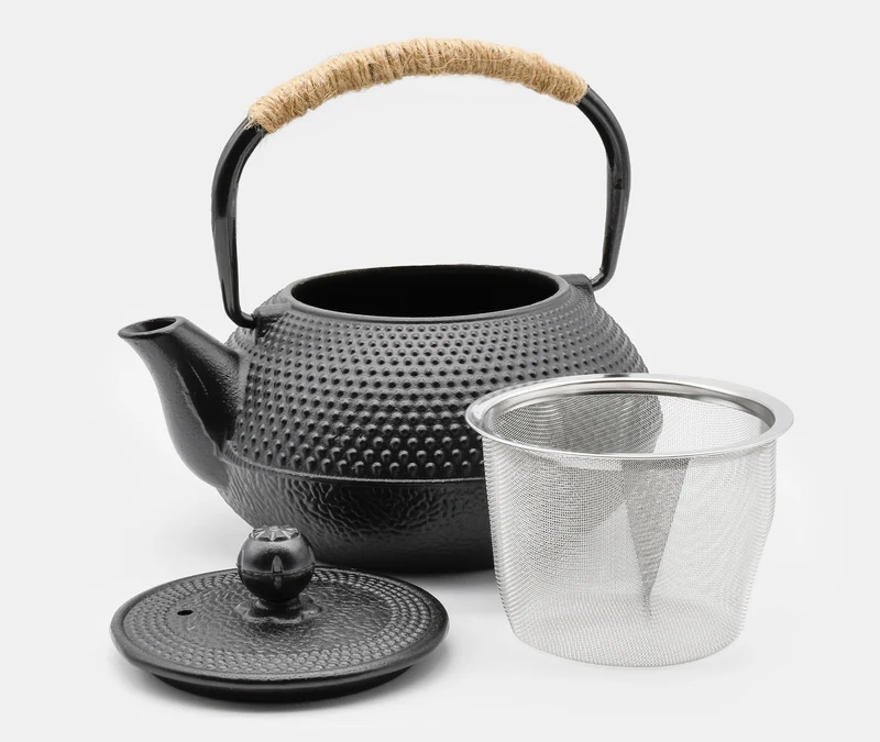 Cast Iron Teapot - Black