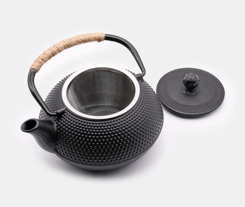 Cast Iron Teapot - Black
