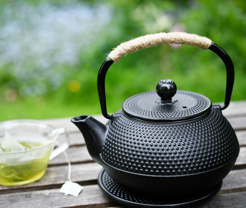 Cast Iron Teapot - Black