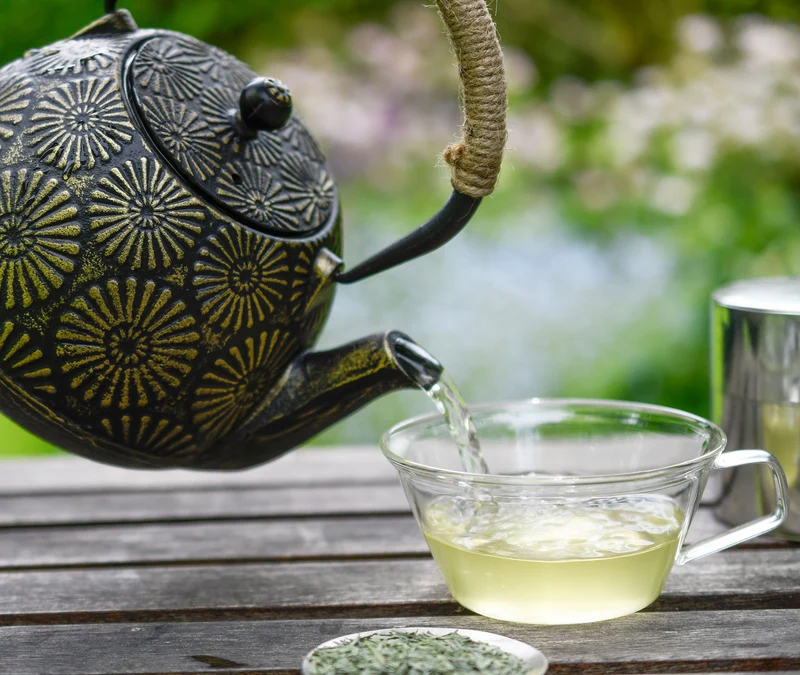 Cast Iron Teapot Chrysanthemum 1.2L